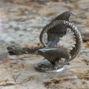 Pewter Dragon Figurine